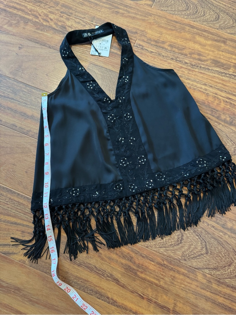 NWT Zara embroidery halter top M - Picture 4 of 12